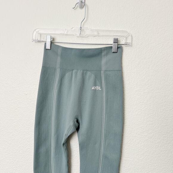 [AYBL] Teal Seamless Reflex Sports Bra & Legging Matching Set Size Small S - Picture 6 of 16